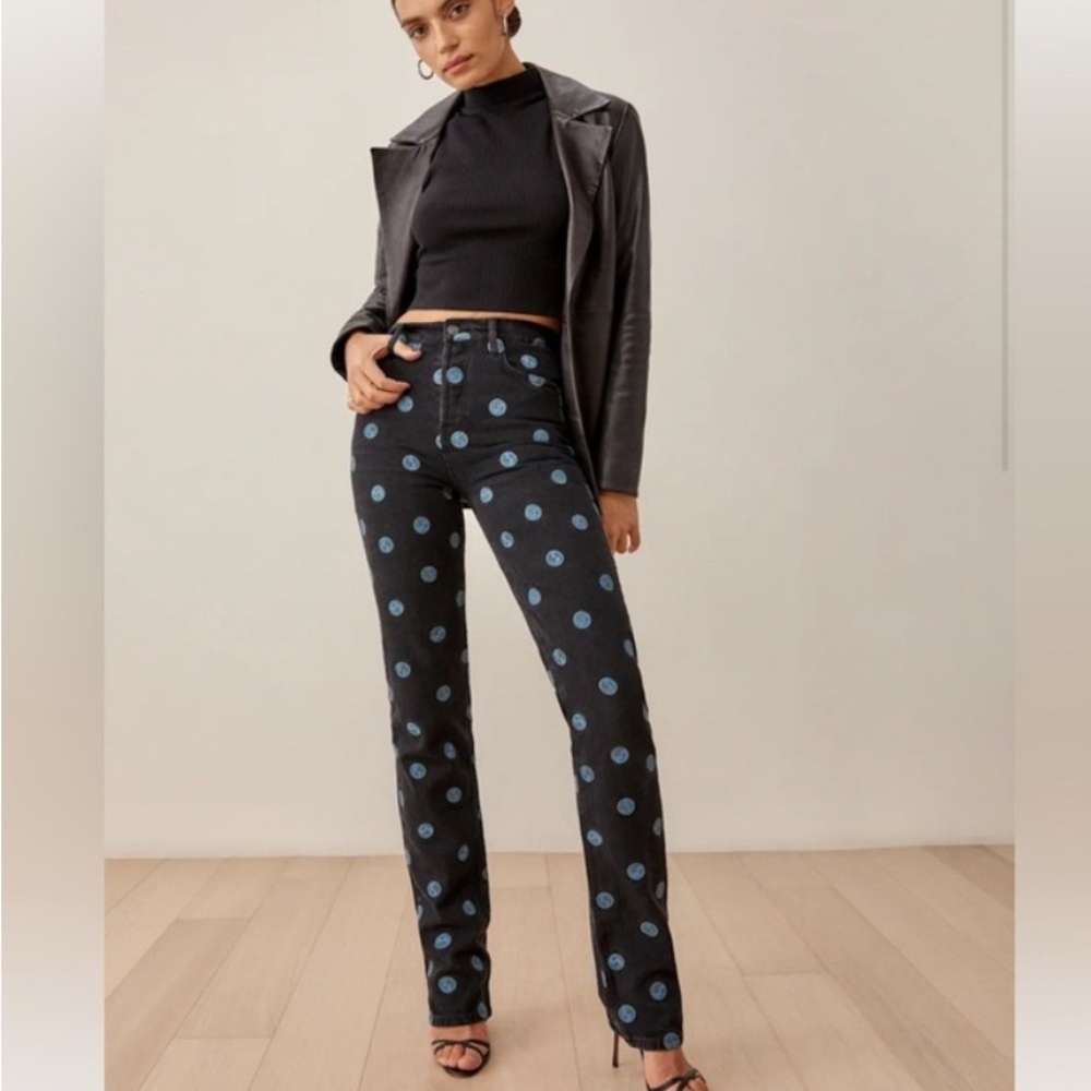 Reformation “Earth” Black Jeans